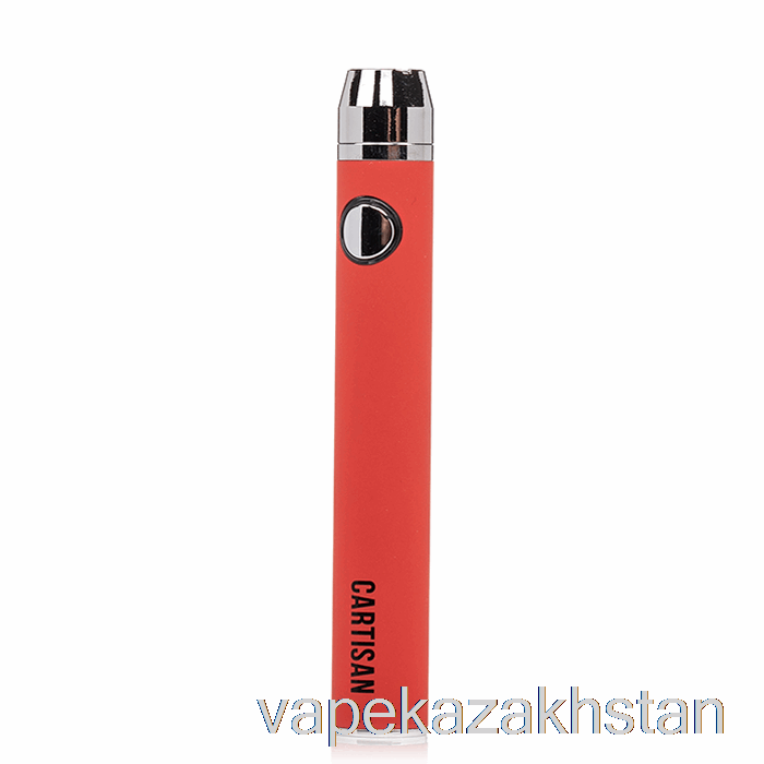 Vape Disposable Cartisan Button VV 650 510 Battery Red